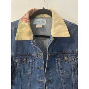 Tasha Polizzi for T.P. Saddleblanket & Co Jacket Womens Sz L Blue Denim Western